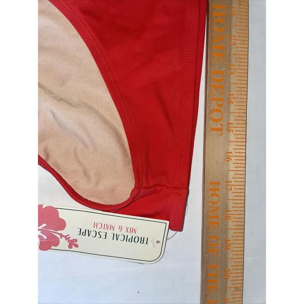 Tropical Escape Bikini Mix-And-Match Size 14 Melon‎